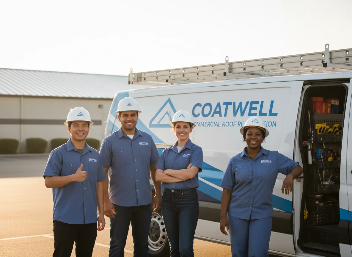 Commercial roof coating company in Tamms, IL